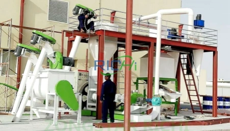 1 T/H Fish Feed Pellet Plant in Qatar
