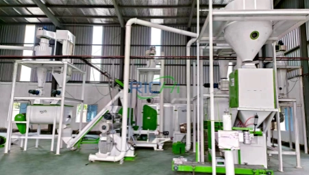 1.5–2 T/H Compound Aquatic Feed pellet Plant in Iran