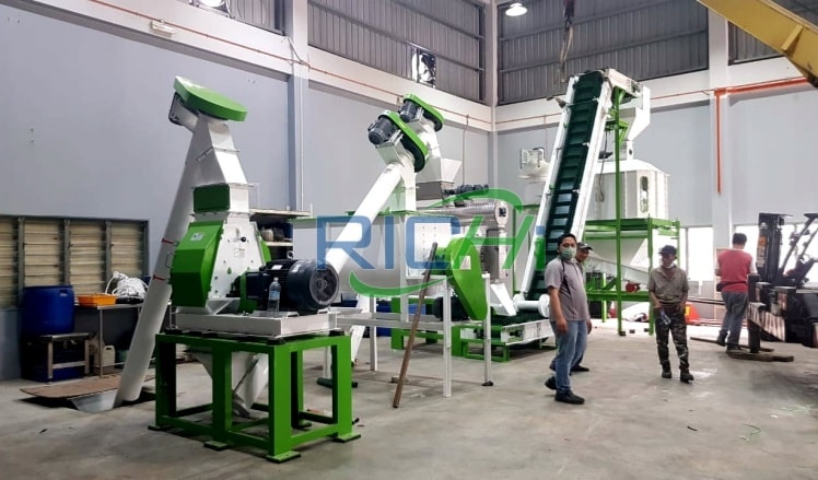 3-4 T/H Livestock Feed Production Line for Sale in Malaysia