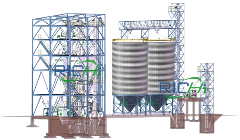 Línea de producción de alimento flotante para peces de 3.0-4.0T/H