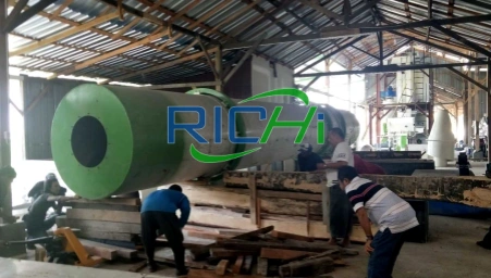 Rice Husk drum Dryer for Sale in Indonesia