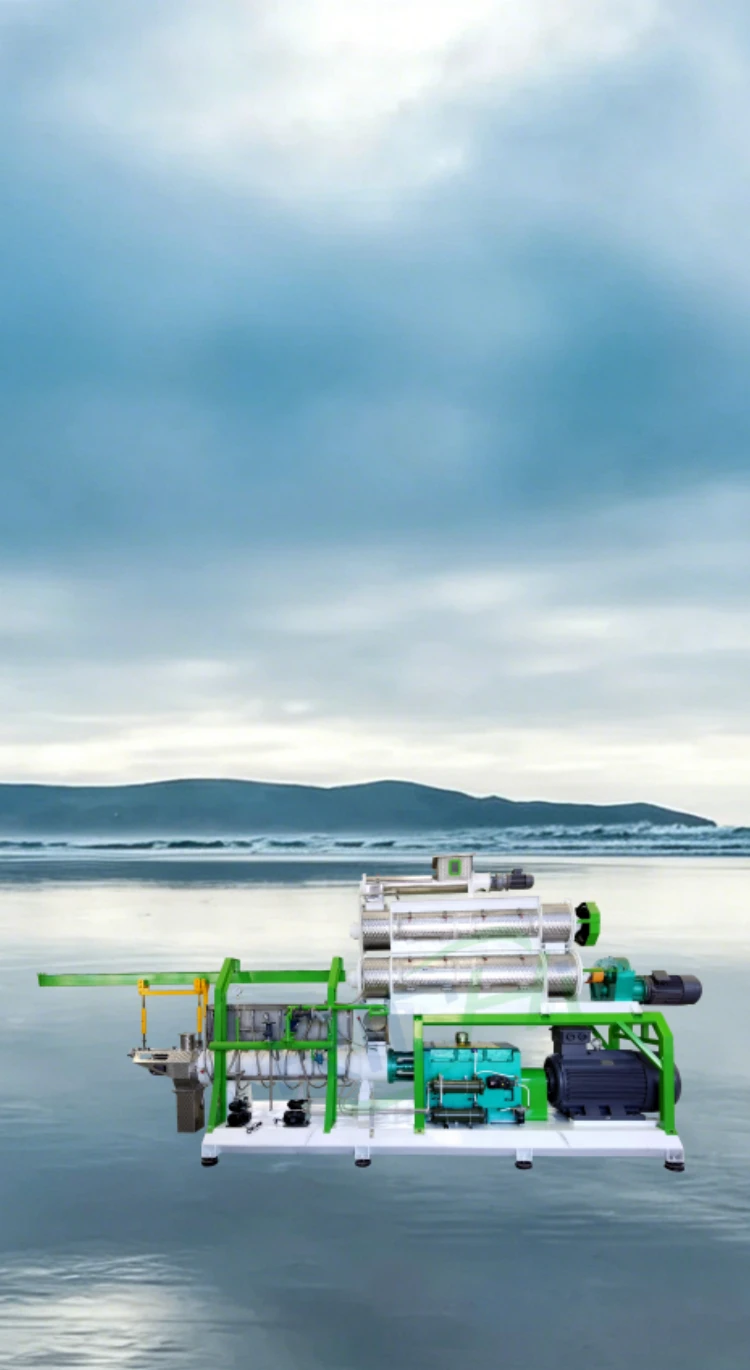 Twin Screw Fish Feed Extruder Machine