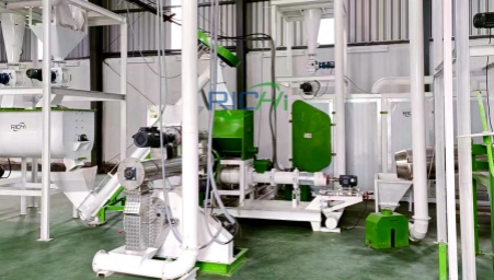 0.5-0.6 T/H floating fish feed extruder for sale Bangladesh