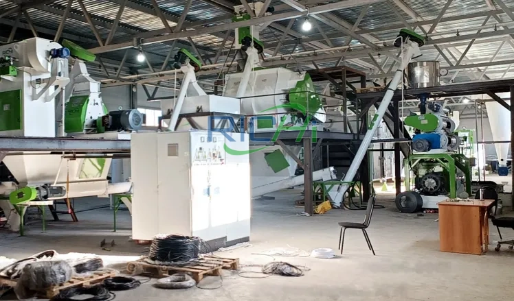 1.5–2 T/H Aqua Feed Processing Line for Sale in Russia