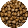 aquafeed pellets after spraying