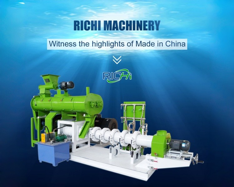single screw extruder for sinking fish feed