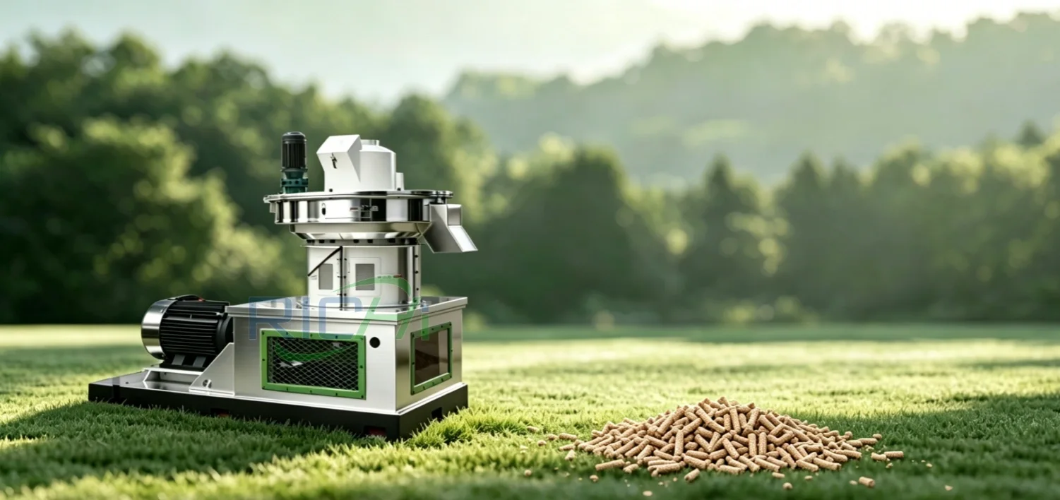 vertical ring die pellet making machine