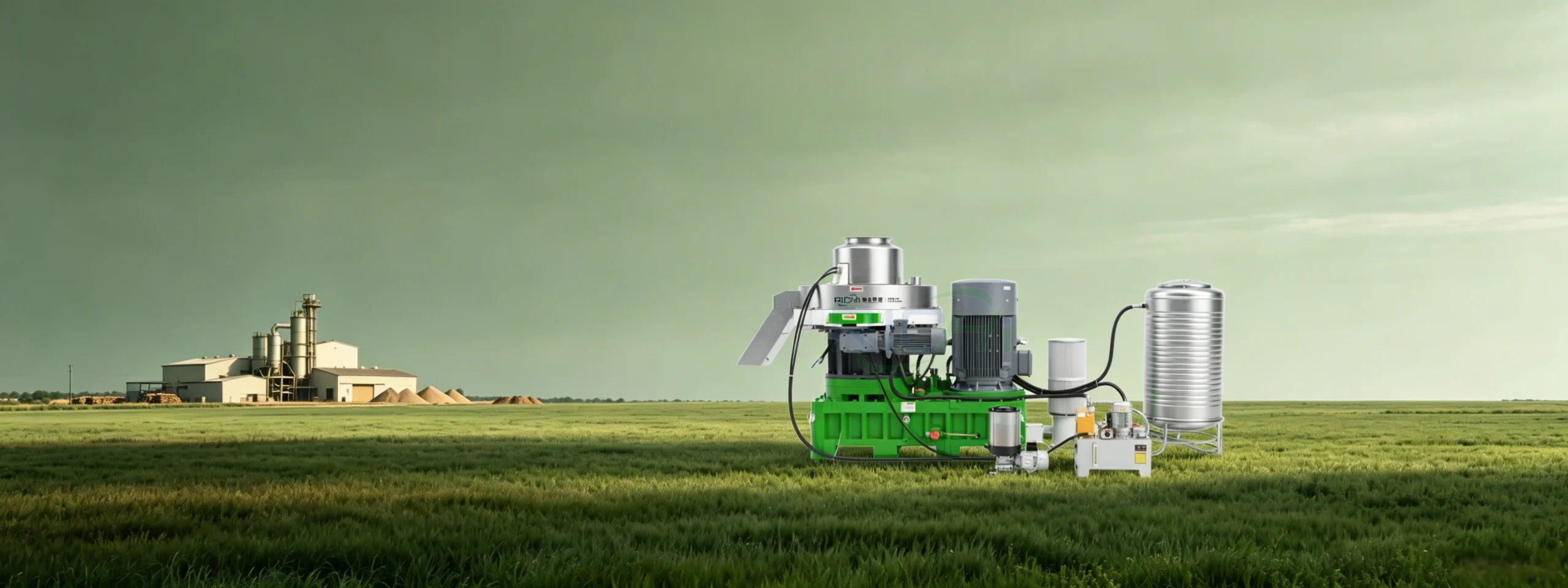 vertical ring die pellet machine 
