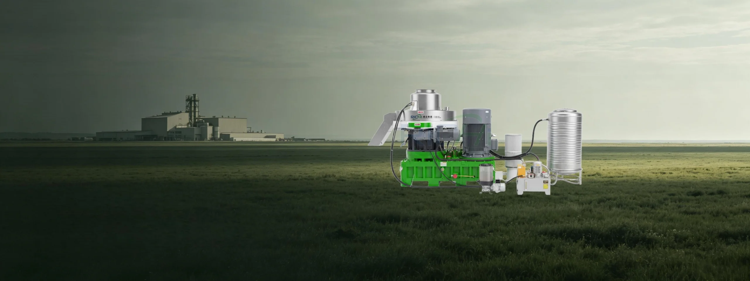 vertical ring die pellet mill