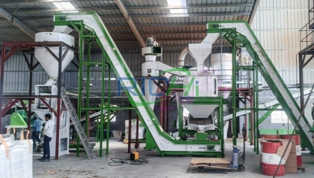 1-2 T/H Vertical Pellet Mill for Sale in Tanzania