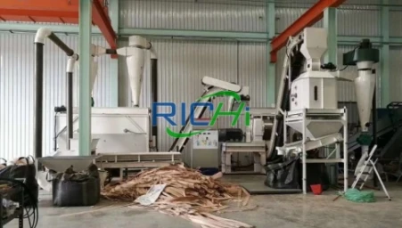 3–4 T/H Rice Husk Pelletizer machine for Sale Poland