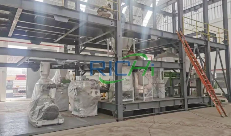 5–6 T/H poultry feed manufacturing plant in Nigeria