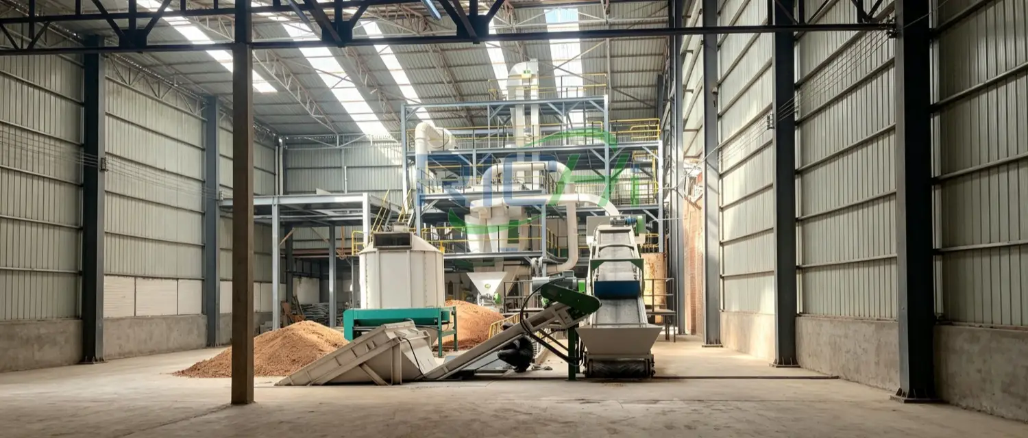 5-6 T/H poultry feed production plant 