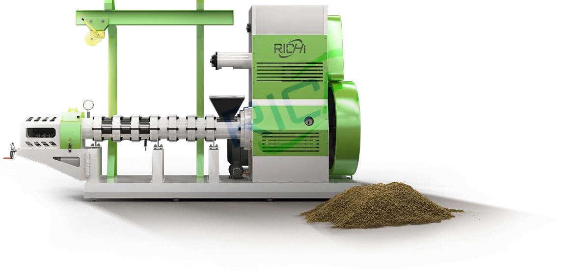 dry type fish feed extruder