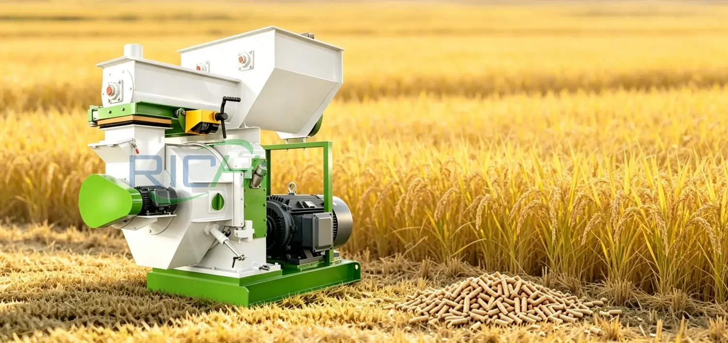 rice husk and pellet mill