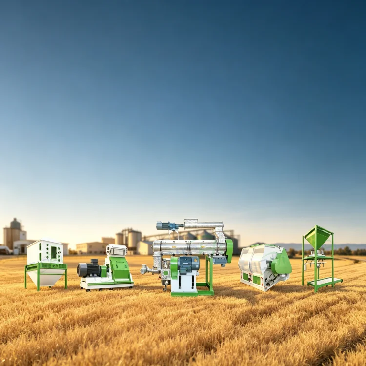 poultry feed machines and pellet plant