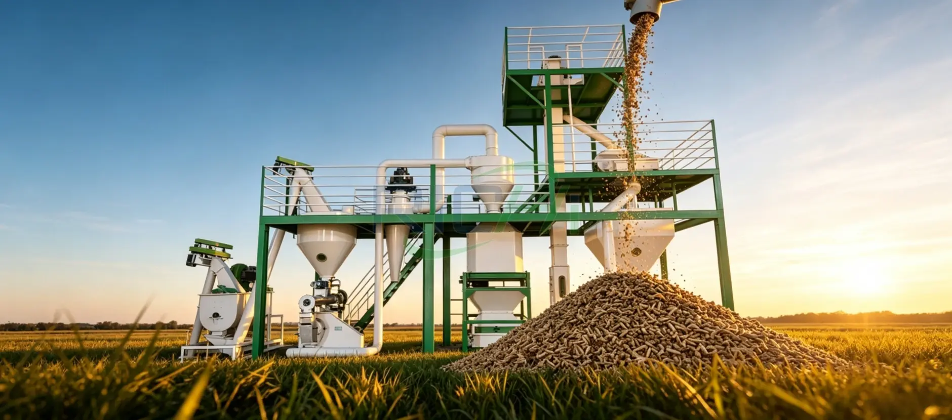 richi feed pellet production line project