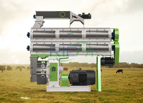 silage feed pellet machine with two conditioners