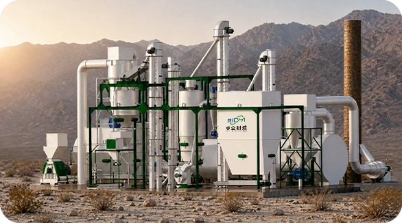Biomass pellet production line solution
