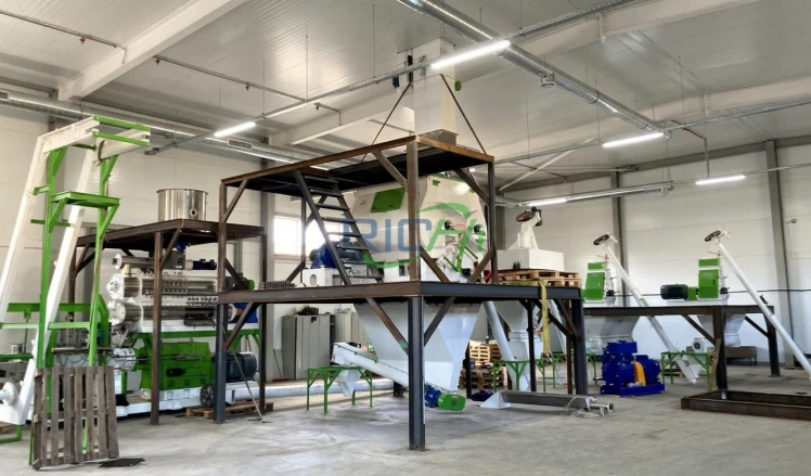 1.5–2.0 T/H Floating Fish Feed Manufacturing Plant in USA