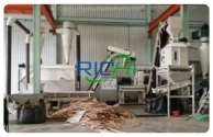 3-4 T/H wood pellet production line
