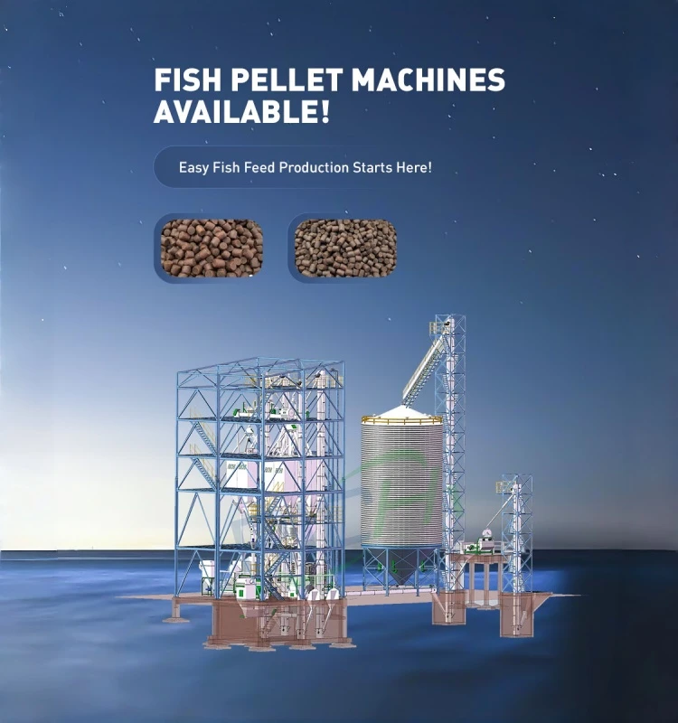 small fish feed line