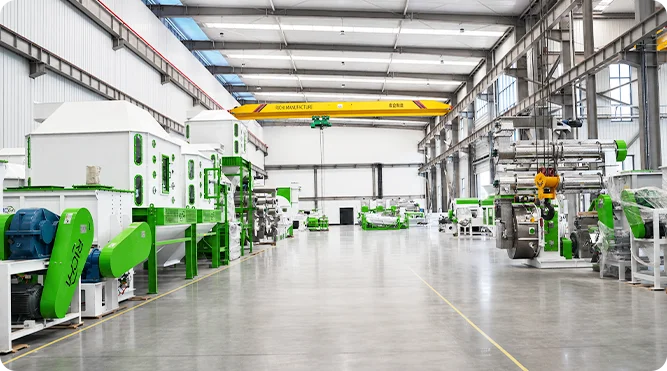 RICHI pellet machinery in factory