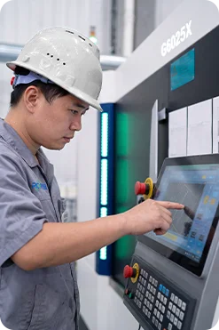 RICHI worker in workshop