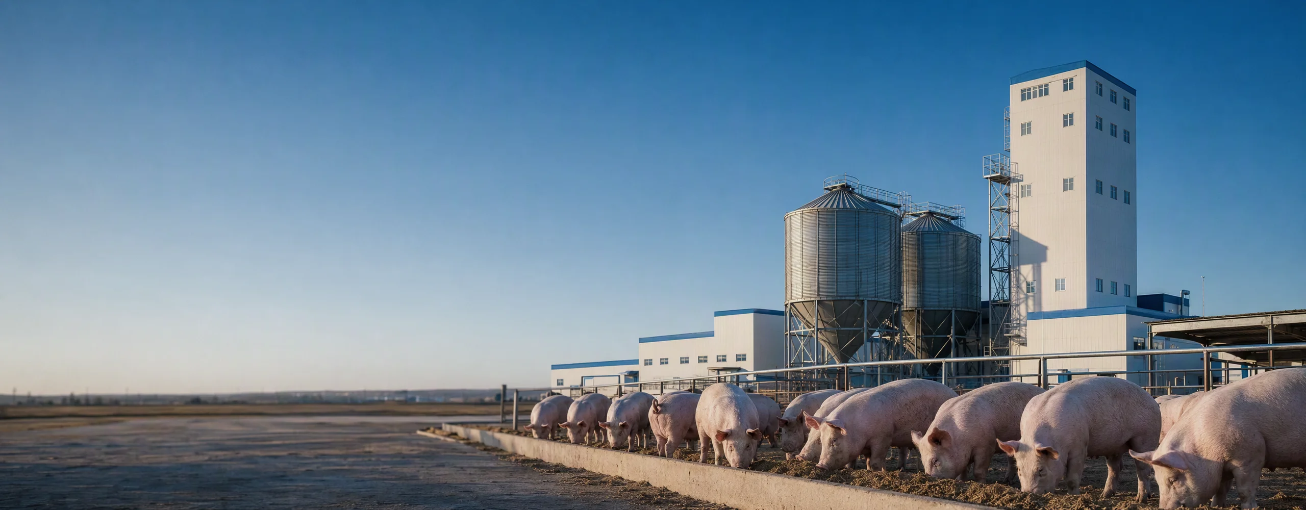 pig feed making plant
